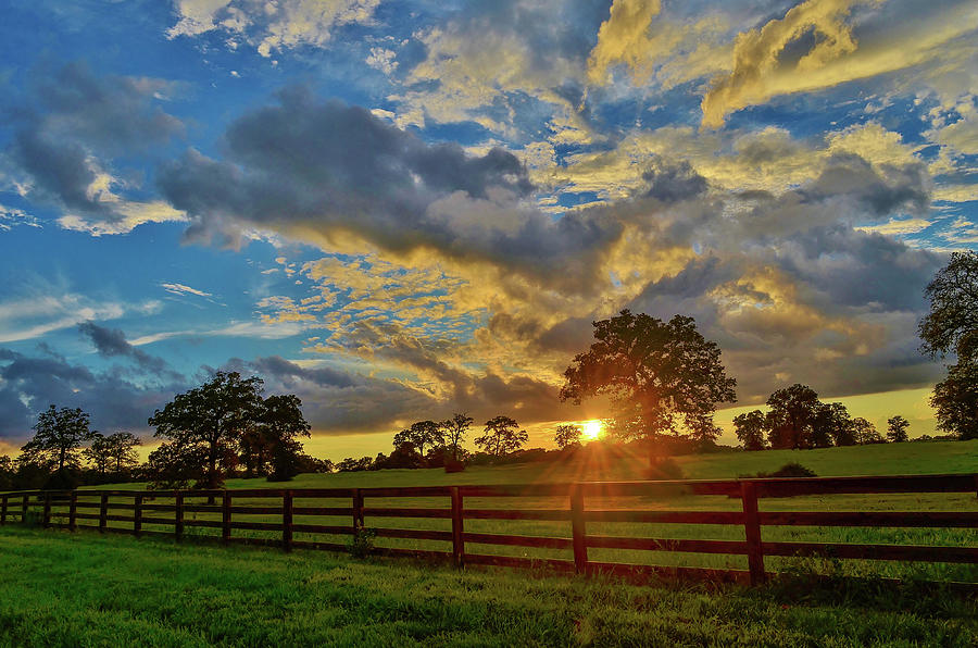 Ranch Sunset Photograph by Jim Suter | Pixels