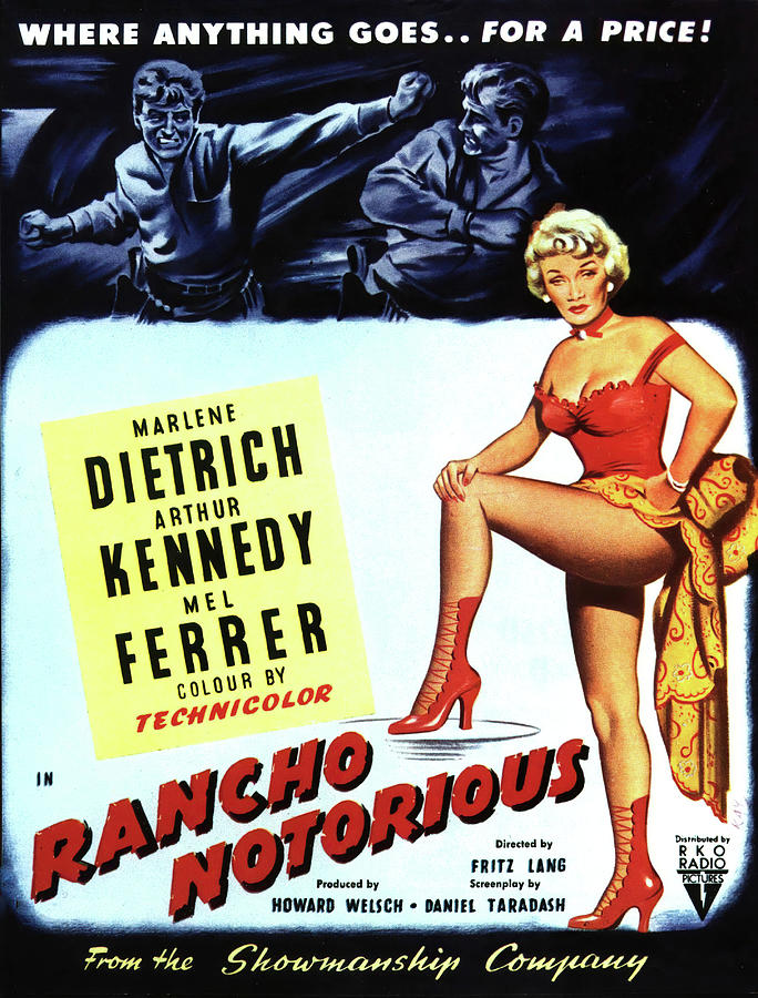RANCHO NOTORIOUS -1952-, directed by FRITZ LANG. Photograph by Album