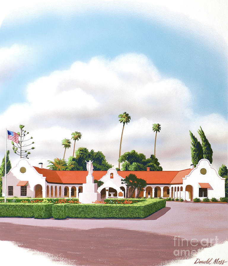 Rancho San Pedro Painting by Donald Moss