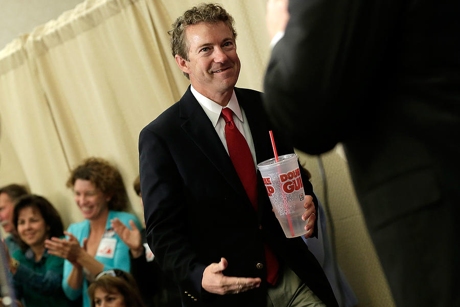Rand Paul Joins Ken Cuccinelli At Campaign Rally In Virginia Photograph by Win McNamee Rand Paul Joins Ken Cuccinelli At Campaign Rally In Virginia Photograph by Win McNamee