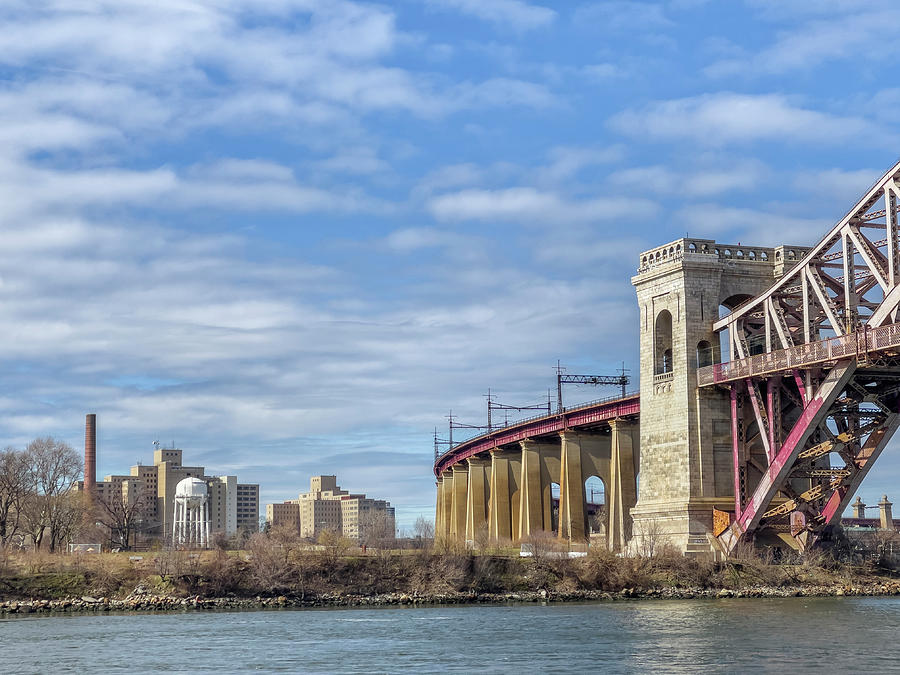 Randalls Island and Hell Gate Bridge Photograph by Cate Franklyn
