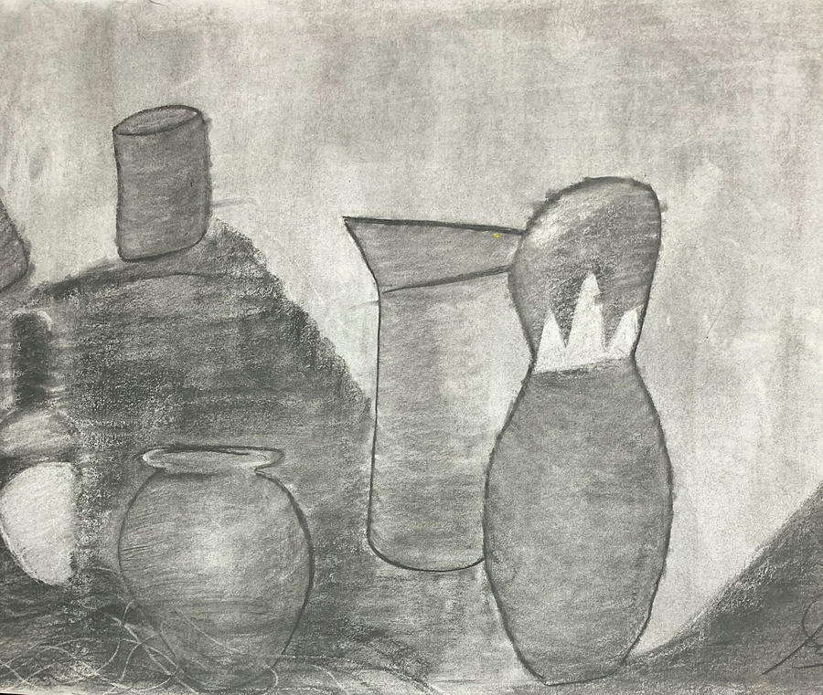 Random Still Life Drawing by Joseph Zuravel - Fine Art America