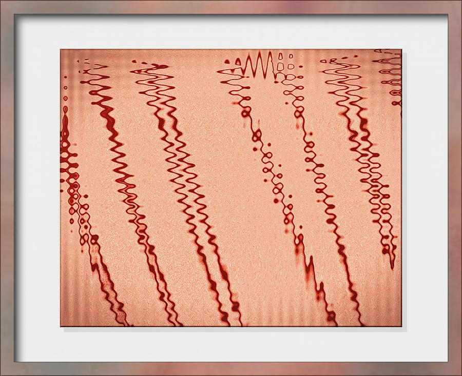 Random Waves Frameowrk Digital Art