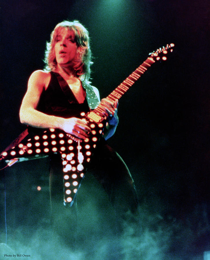 Randy Rhoads Blue Smoke Photograph by Bill Owen - Pixels