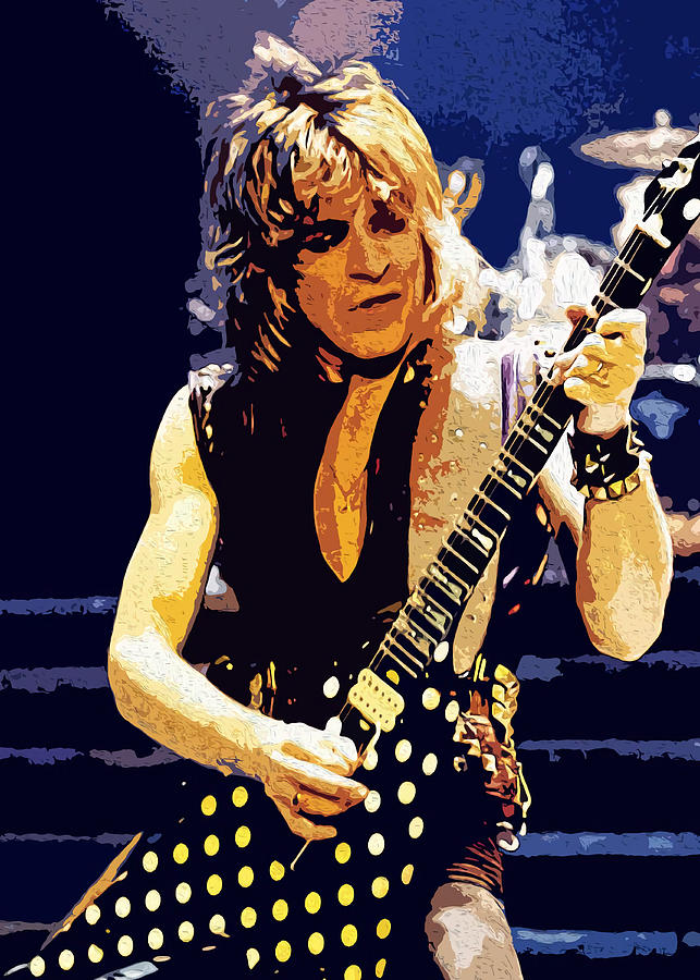 Randy Rhoads Poster Painting by Oscar Harris - Pixels