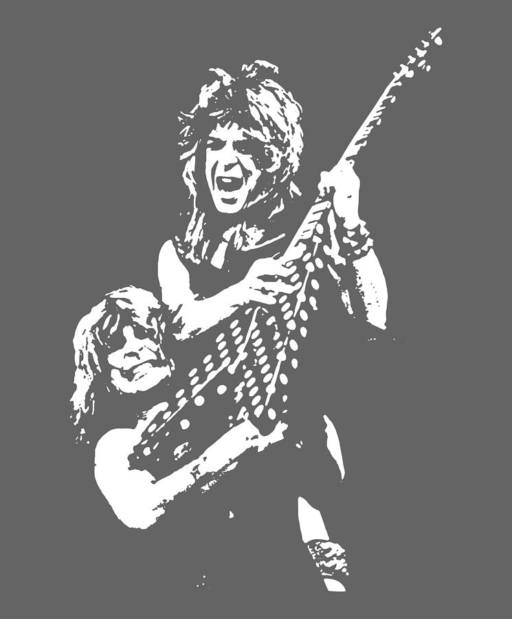 Randy Rhoads Tribute Digital Art by Josias Ibanez - Fine Art America