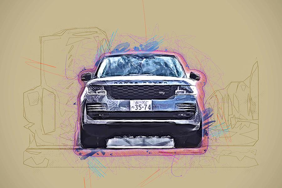 Range Rover Vogue 2021 Cars L405 Suvs Jp Spec Luxury Mixed Media by Ola ...