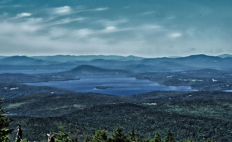 Rangeley Lake View from Saddleback Mountain Photograph by Russel Considine