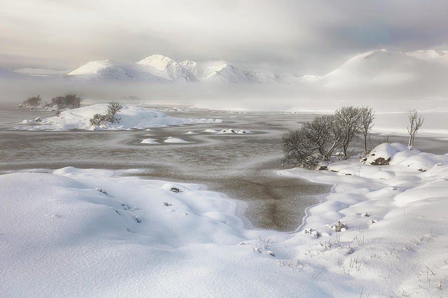 Glencoe Photograph -  Rannoch Moor Winter by Grant Glendinning