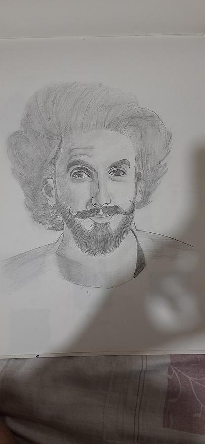 Ranveerians Worldwide  RRKPK IN CINEMAS TODAY Twitterissä New Fan  Art Amazing new pencil sketch of Ranveer Singh by Fan  httpstco4GlWihVQaF  Twitter