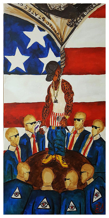 Rap Star Painting by Rodney D Butler