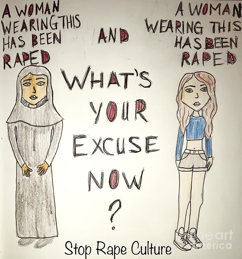 Rape excuse Painting by Wood Elliot - Fine Art America