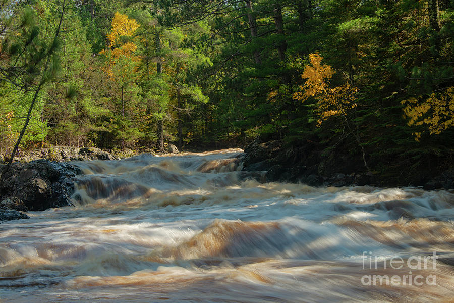 Rappids on the Amnicon River by Bob Phillips