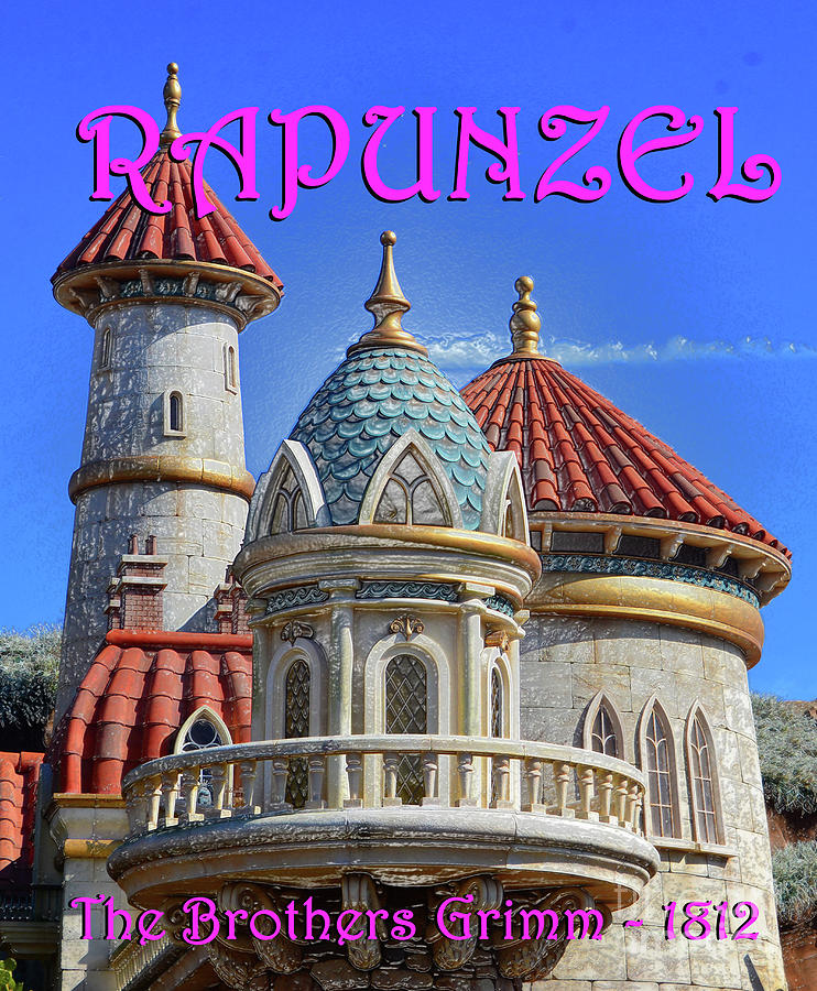 Rapunzel the Brothers Grimm 1812 Mixed Media by David Lee Thompson ...