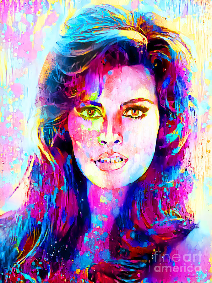 Raquel Welch 20220212 Mixed Media by Wingsdomain Art and Photography