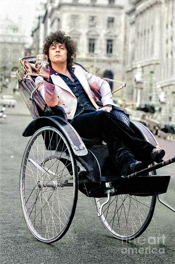 Rare Marc Bolan Pose in London Photograph by Doc Braham