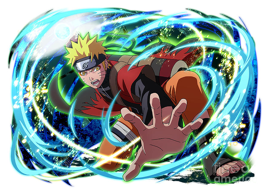 Rasengan Shuriken Digital Art by Brandon Danne - Fine Art America