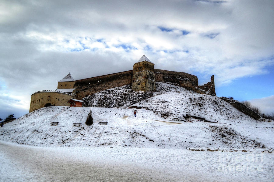 Rasnov citadel, winter landscape Photograph by Adriana Sulugiuc | Pixels
