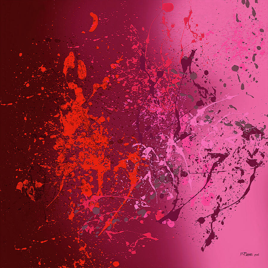 Raspberry Flurry Digital Art by Bamalam Art Raspberry Flurry Digital Art by Bamalam Art