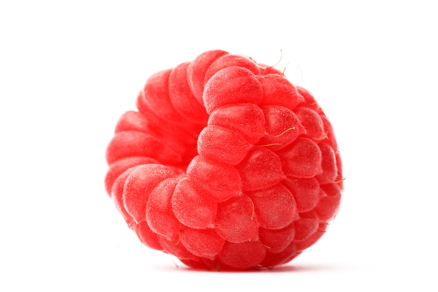Raspberry Isolated Photograph by Macroworld