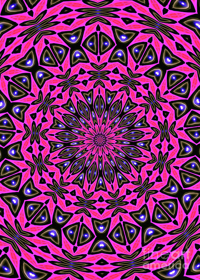Raspberry Mandala Digital Art by Mimulux Patricia No