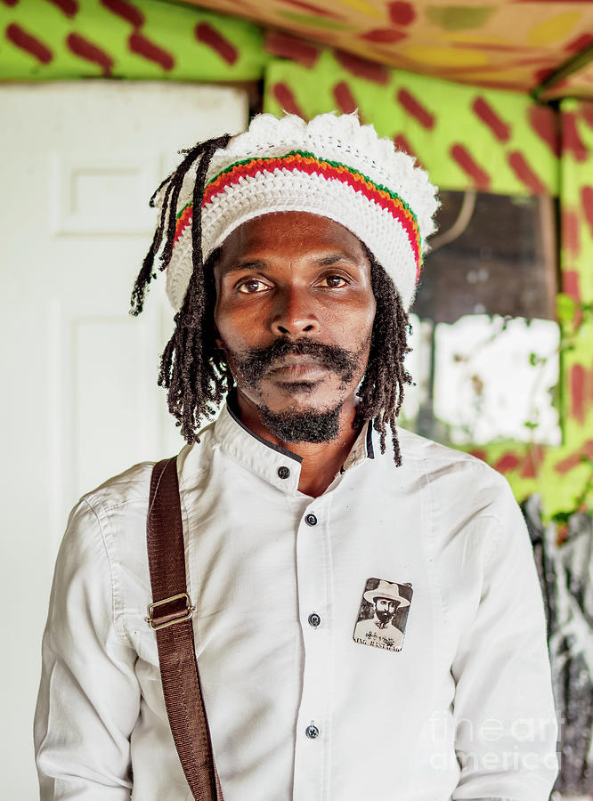 Rasta Man at Rastafarian Community, Blue Mountains, Saint Andrew Parish ...