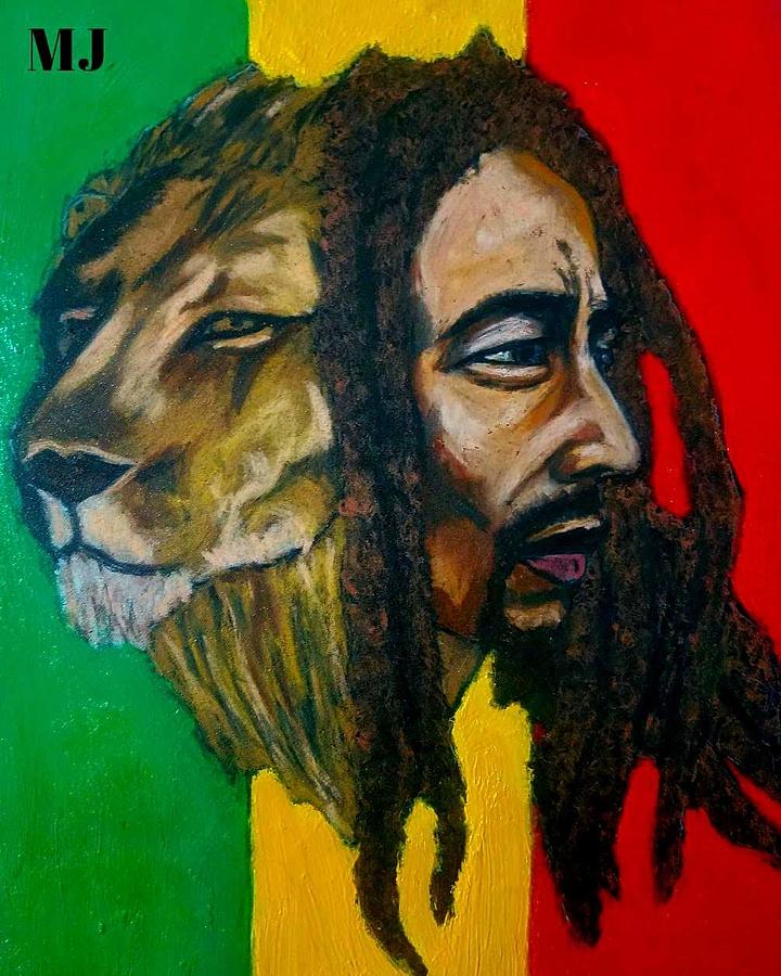 Rasta Man Live Up Painting by Master J Harrattan - Fine Art America