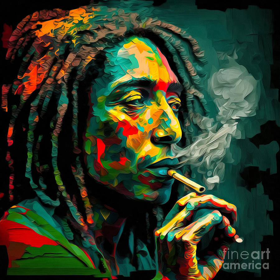 Rasta Man Digital Art By Miha Jeruc - Fine Art America