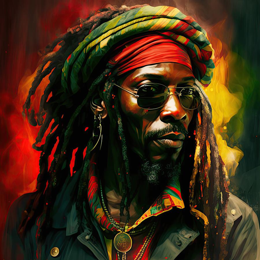 Rastaman 1 Digital Art by Ronald Goshop - Fine Art America