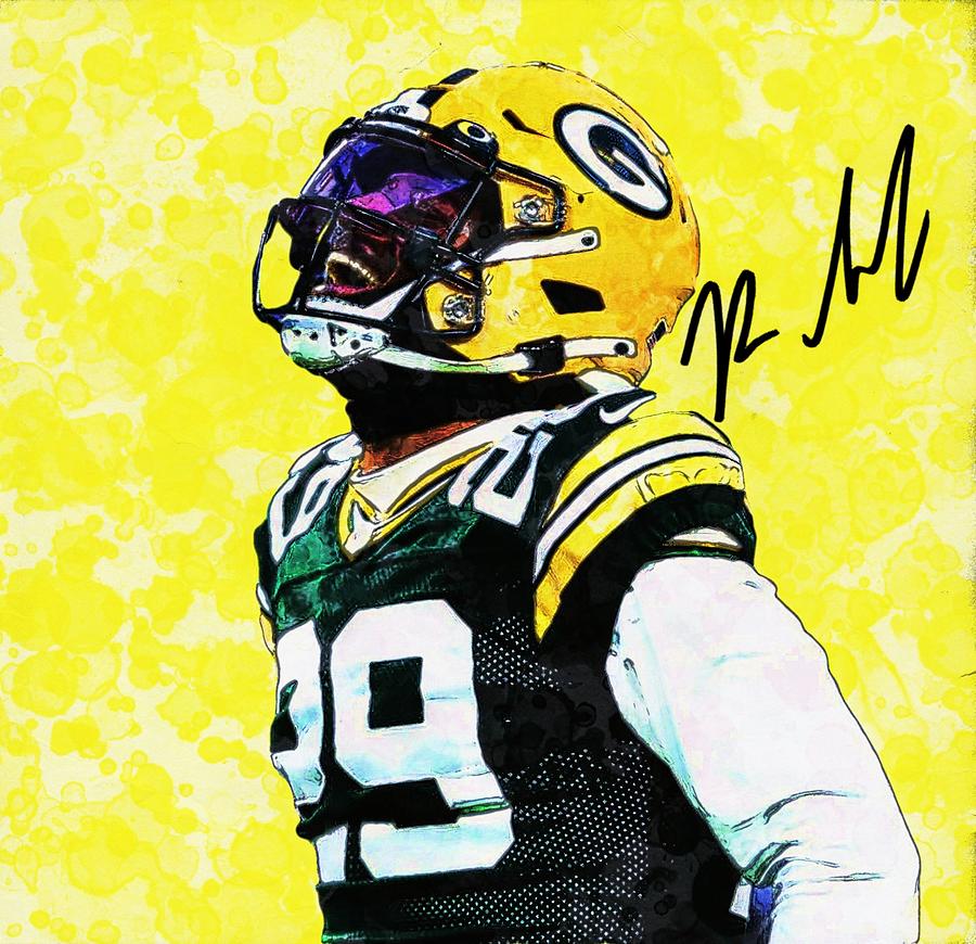 Rasul Douglas Packers DB WC Digital Art by Bob Smerecki - Fine Art