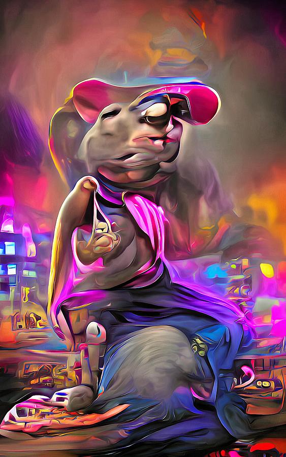 Rat Rapper Digital Art By Mario Carta Pixels