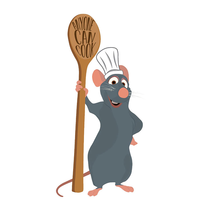 Ratatouille Anyone Can Cook Remy Painting by Tim Joel | Pixels