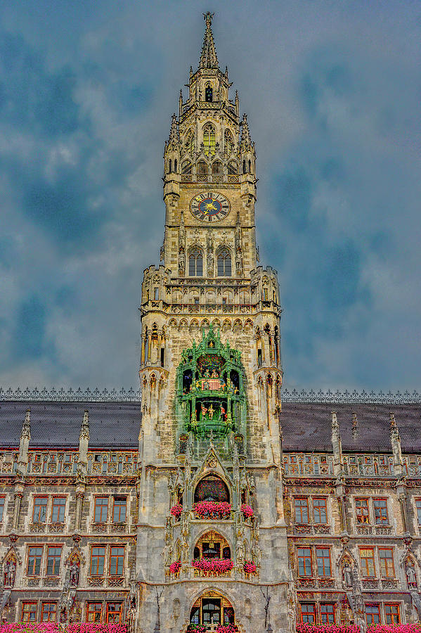 Rathaus-Glockenspiel of Munich Photograph by Marcy Wielfaert