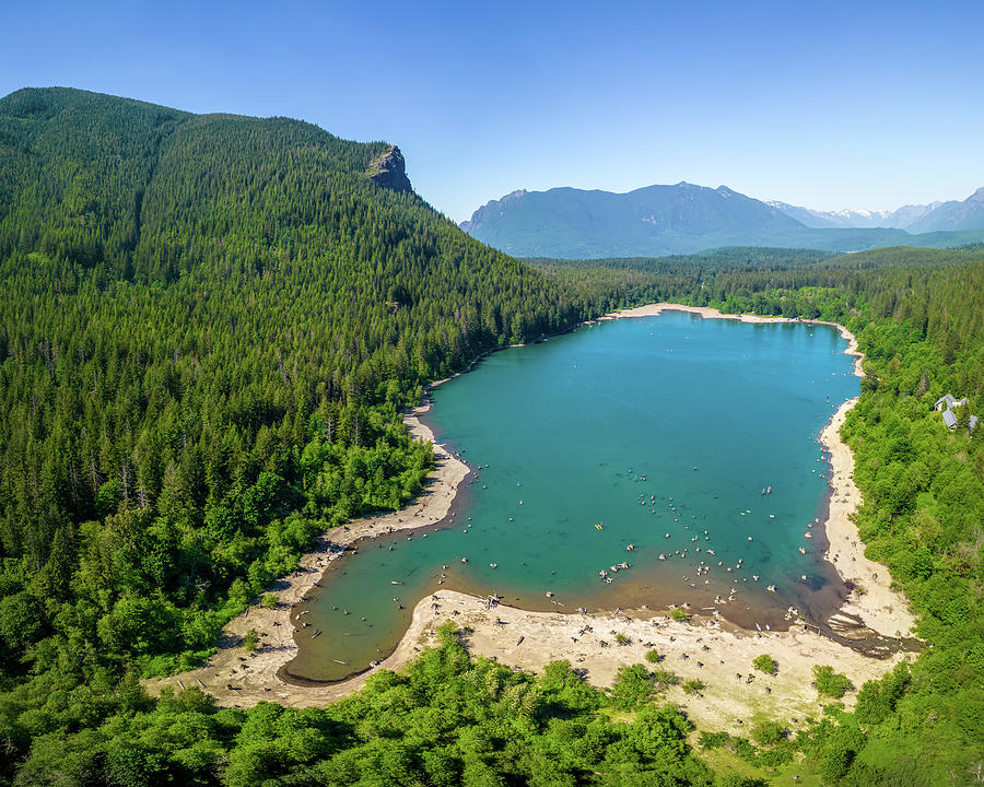 Rattlesnake Lake Below the Ledge Photograph by Open Range Studios