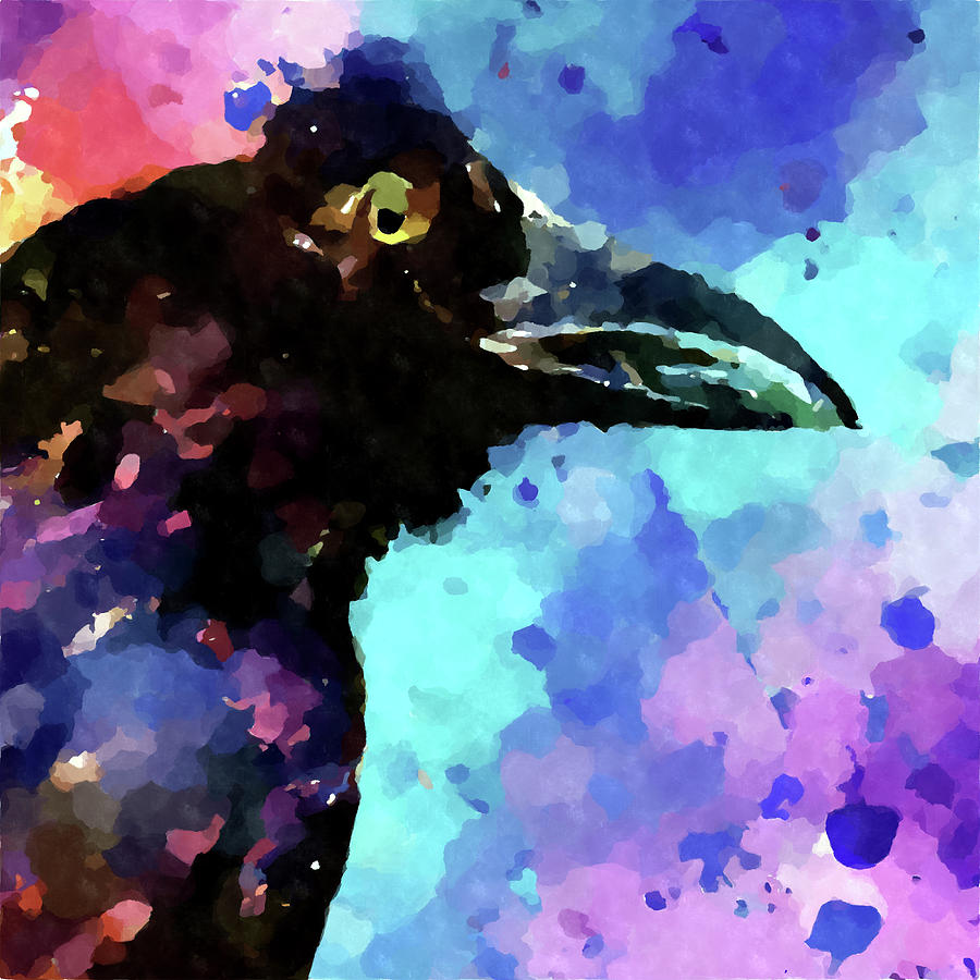 Raven 11 Painting by Chris Butler