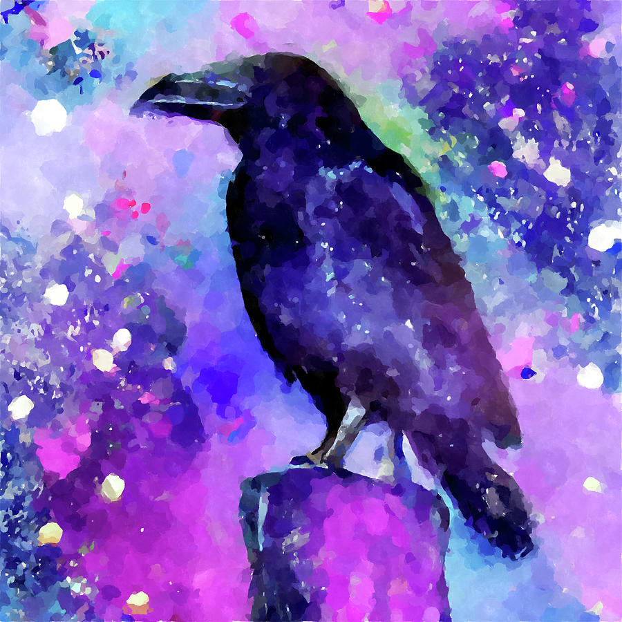 Raven 14 Painting by Chris Butler