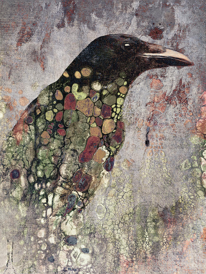 Raven 5 Digital Art by Sandra Selle Rodriguez
