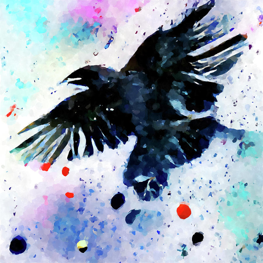 Raven 9 Painting by Chris Butler