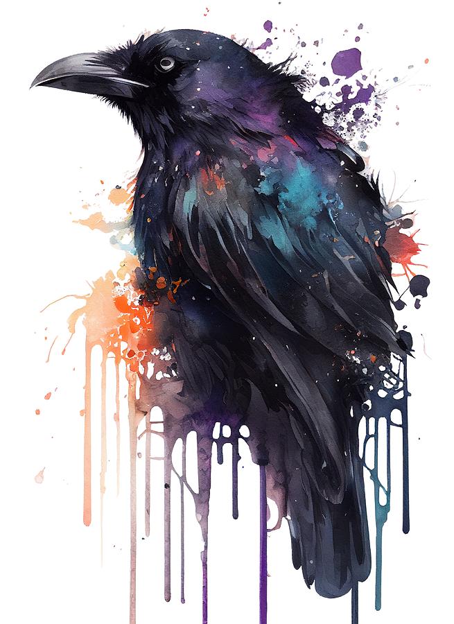 Raven Digital Art by Begum Indir - Fine Art America