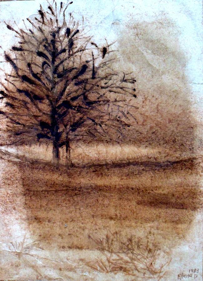 Raven Tree Painting