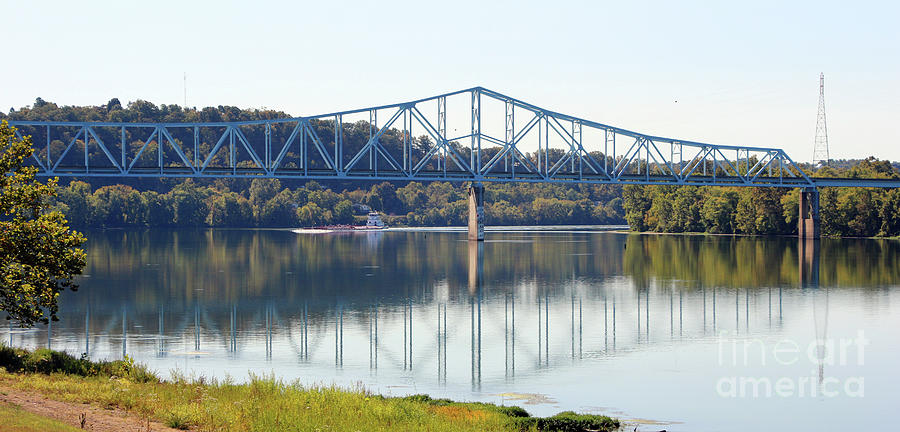 Ravenswood Bridge over Ohio River 6365 Photograph by Jack Schultz
