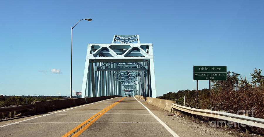 Ravenswood Bridge over Ohio River 6402 Photograph by Jack Schultz