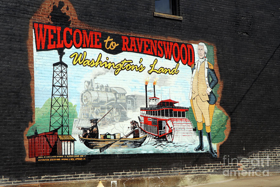 Ravenswood West Virginia Mural 9854 Photograph by Jack Schultz