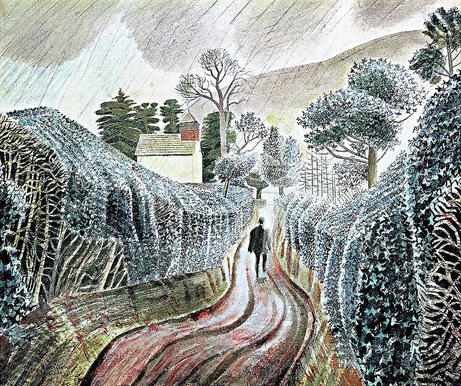 Eric Ravilious Painting - Ravilious, wet afternoon - Digital Remastered Edition by Eric Ravilious