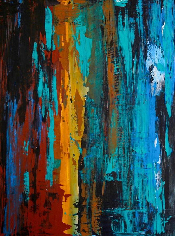 Abstract Painting - Raw by Chandon Banning