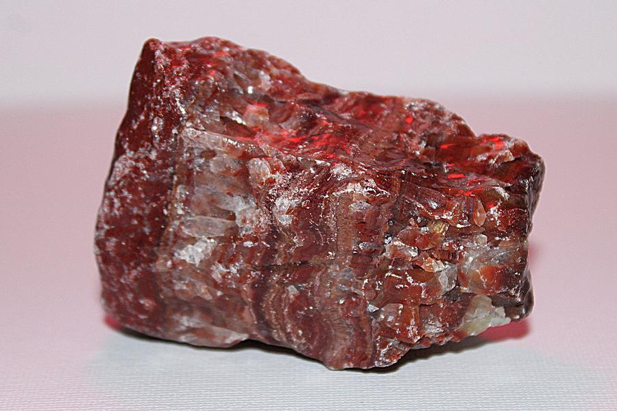 Raw Red Calcite Crystal Photograph by Tracey Bureau - Fine Art America