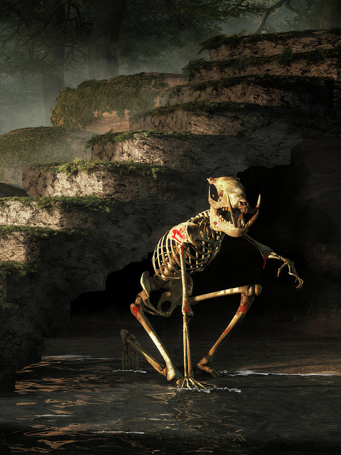 Rawhead and Bloody Bones Digital Art by Daniel Eskridge