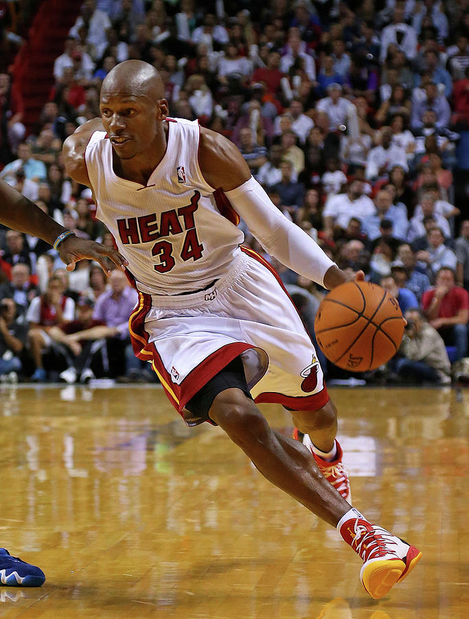 Ray Allen Photograph by Mike Ehrmann
