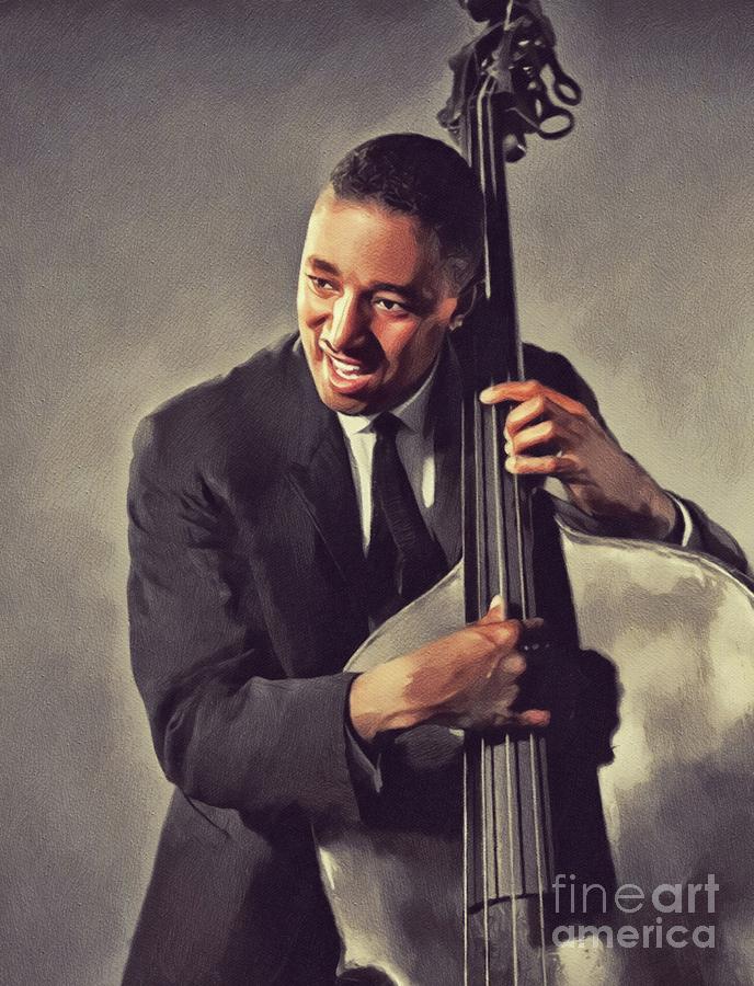Ray Brown, Music Legend Painting by Esoterica Art Agency