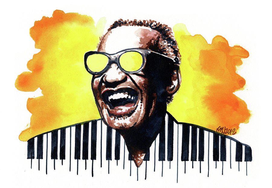 Ray Charles Painting By Ken Meyer Jr - Fine Art America